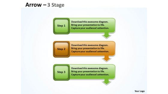 Mba Models And Frameworks Arrow Business 3 Stages Marketing Diagram