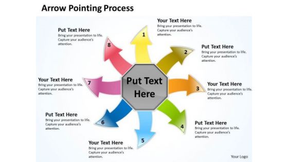 Mba Models And Frameworks Arrow Pointing Process Consulting Diagram