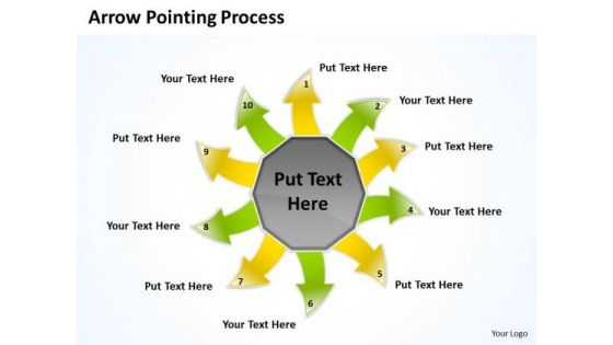 Mba Models And Frameworks Arrow Pointing Process Marketing Diagram