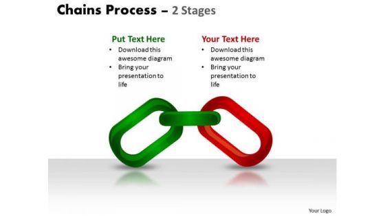 Mba Models And Frameworks Chains Process 2 Stages Sales Diagram