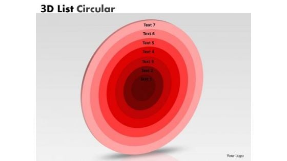 Mba Models And Frameworks Circular List Diagram With 7 Staged Consulting Diagram