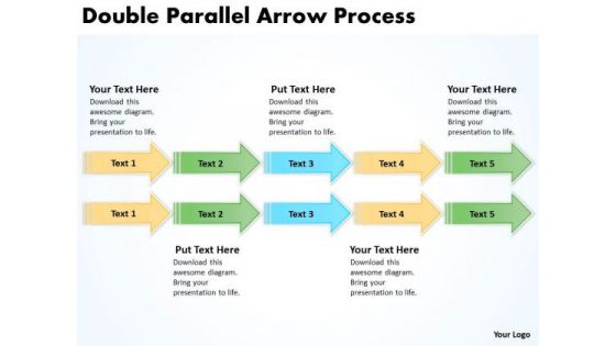 Mba Models And Frameworks Double Parallel Arrow Process Business Framework Model