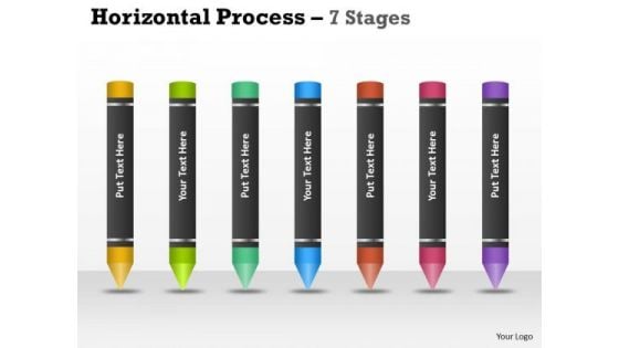 Mba Models And Frameworks Horizontal Process 7 Step Strategy Diagram