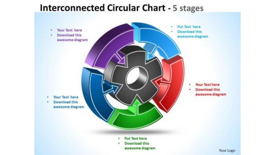 Mba Models And Frameworks Interconnected Circular Diagram Chart Marketing Diagram