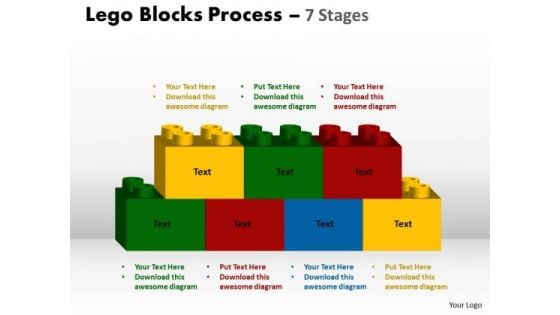 Mba Models And Frameworks Lego Blocks Process 7 Stages Sales Diagram