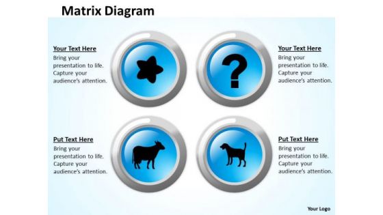 Mba Models And Frameworks Matrix Diagram Consulting Diagram