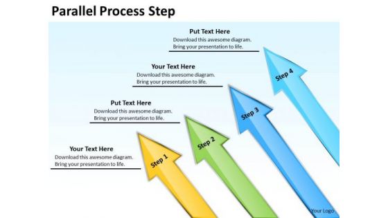 Mba Models And Frameworks Parallel Process Step Marketing Diagram