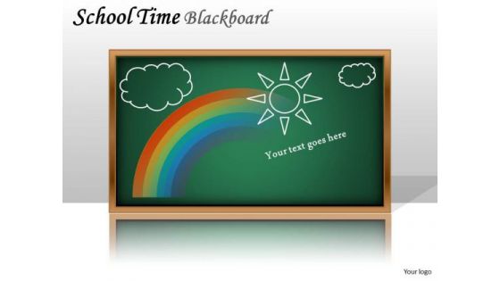 Mba Models And Frameworks School Time Blackboard Business Cycle Diagram