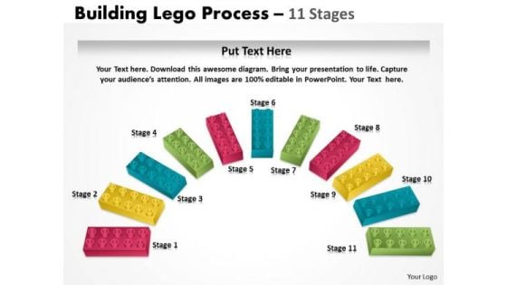 Mba Models And Frameworks Semi Building Blocks 11 Stages Consulting Diagram