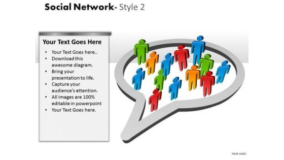 Mba Models And Frameworks Social Network Style 2 Diagram Marketing Diagram