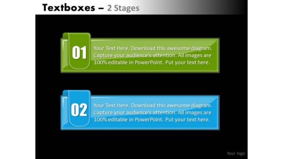 Mba Models And Frameworks Textboxes 2 Colorful Stage Marketing Diagram