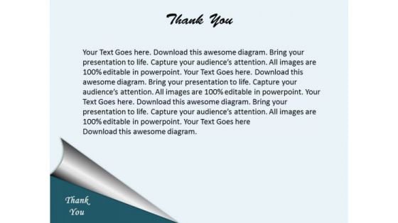 Mba Models And Frameworks Thank You Text Slide Sales Diagram