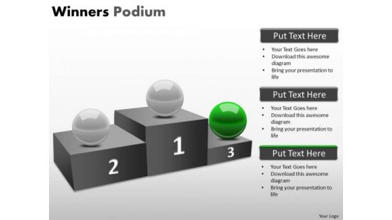 Mba Models And Frameworks Winners Podium Consulting Diagram