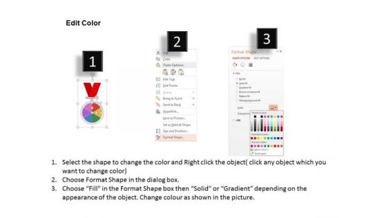 Medal With Icons For Winners Strategy PowerPoint Templates