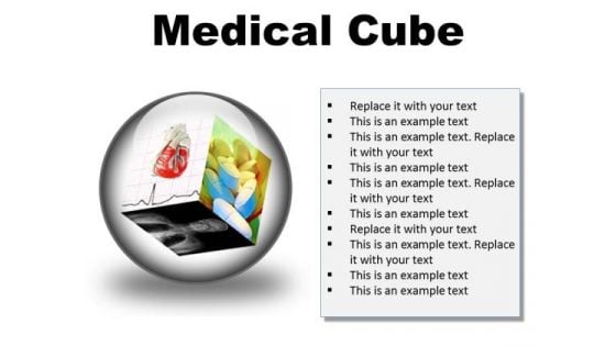 Medical Cube Health PowerPoint Presentation Slides C