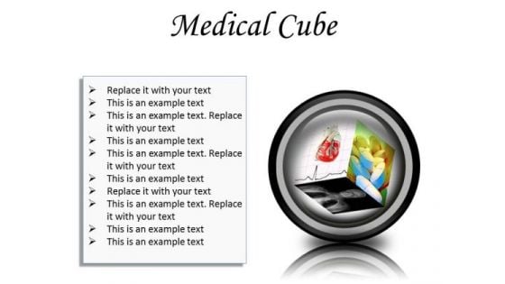 Medical Cube Health PowerPoint Presentation Slides Cc