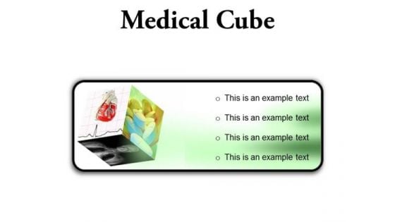 Medical Cube Health PowerPoint Presentation Slides R