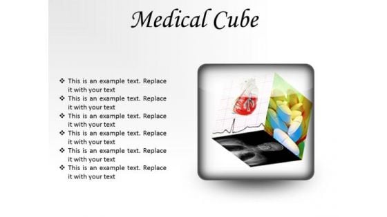 Medical Cube Health PowerPoint Presentation Slides S