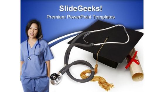 Medical Education People PowerPoint Backgrounds And Templates 0111