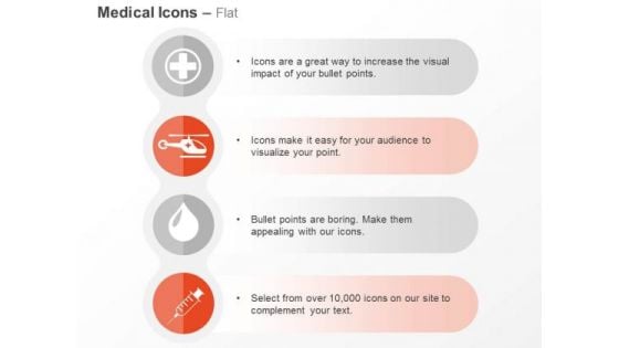Medical Sign Chopper Blood Drop Syringe Ppt Slides Graphics Medical Sign Chopper Blood Drop Syringe Ppt Slides Graphics