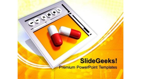 Medication From Internet PowerPoint Templates And PowerPoint Themes 0712