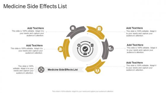 Medicine Side Effects List In Powerpoint And Google Slides Cpb