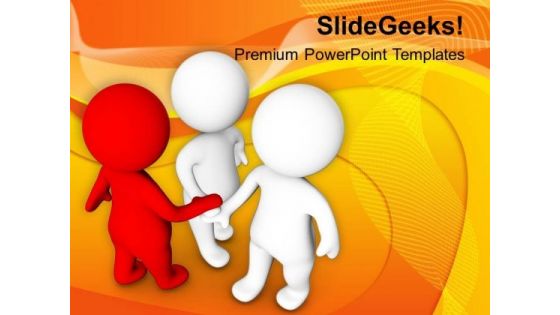 Meet With Key Person PowerPoint Templates Ppt Backgrounds For Slides 0713