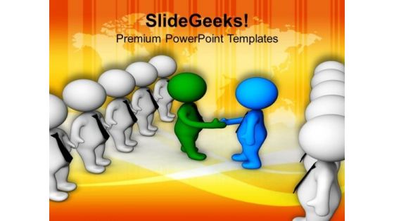 Meet With Peoples To Promote Ideas PowerPoint Templates Ppt Backgrounds For Slides 0713