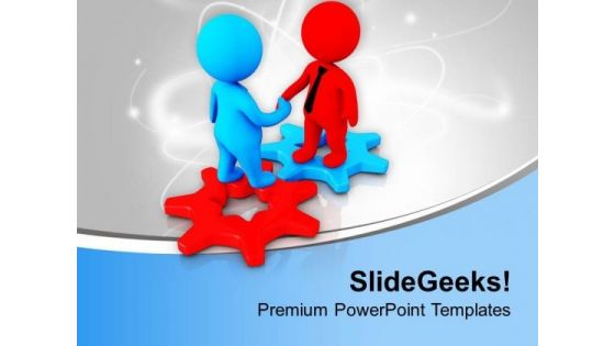 Meet With Right Clients For Business PowerPoint Templates Ppt Backgrounds For Slides 0613