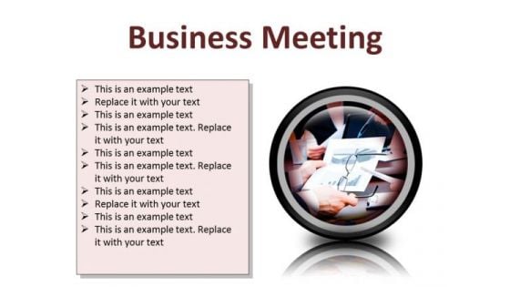 Meeting Business Success PowerPoint Presentation Slides Cc