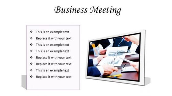 Meeting Business Success PowerPoint Presentation Slides F