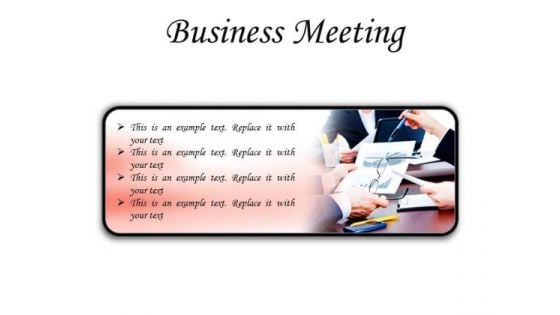 Meeting Business Success PowerPoint Presentation Slides R