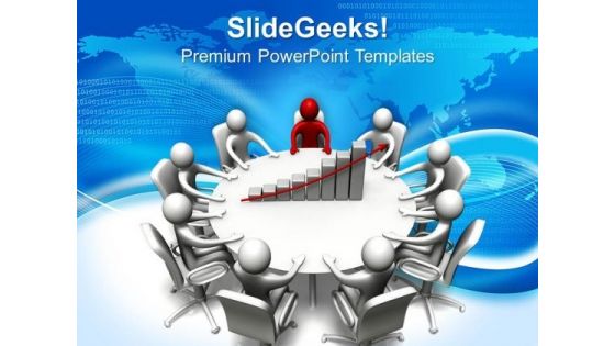 Meeting Regarding Profits Business PowerPoint Templates And PowerPoint Themes 0612