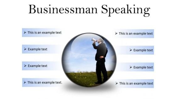 Megaphone Business PowerPoint Presentation Slides C