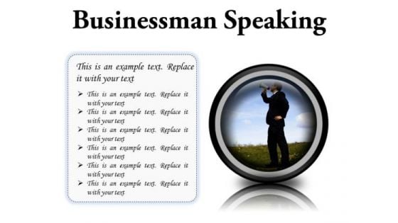 Megaphone Business PowerPoint Presentation Slides Cc