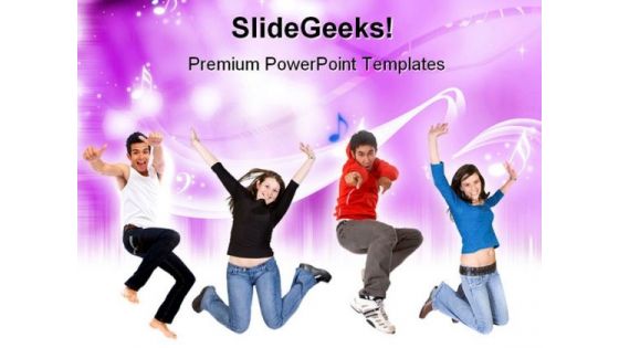 Melody Music PowerPoint Themes And PowerPoint Slides 0511