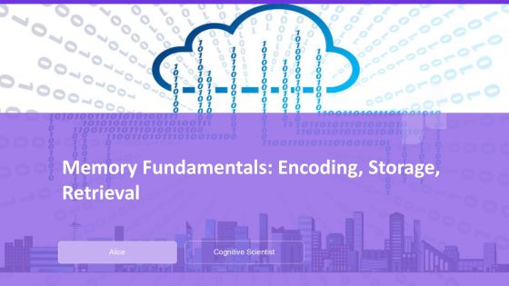 Memory Fundamentals Encoding Storage Retrieval PPT Presentation AT