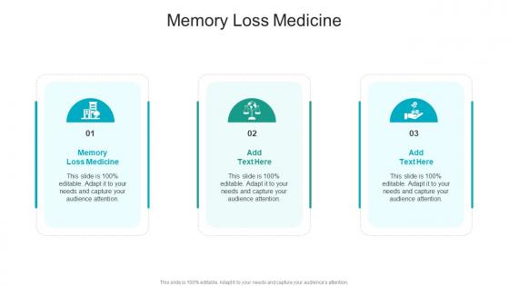 Memory Loss Medicine In Powerpoint And Google Slides Cpb