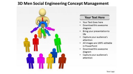 Men At Work Business As Usual Concept Management PowerPoint Templates Ppt Backgrounds For Slides