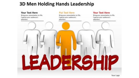 Men At Work Business As Usual Hands Leadership PowerPoint Templates Ppt Backgrounds For Slides