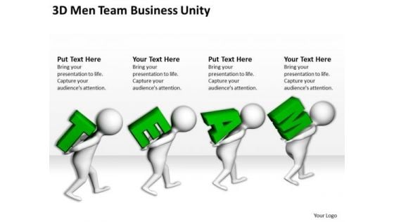 Men At Work Business As Usual Team PowerPoint Presentations Unity Templates