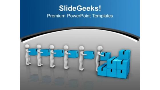 Men At Work Illustration PowerPoint Templates Ppt Backgrounds For Slides 0713