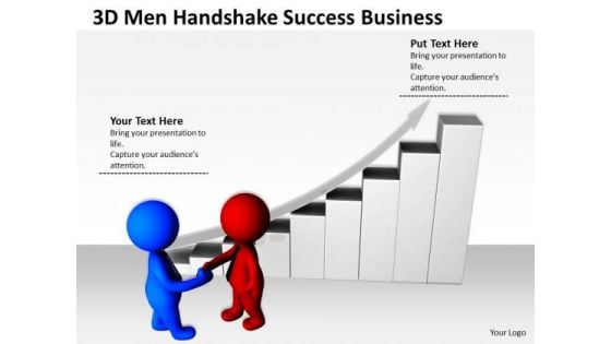 Men In Business Handshake Success PowerPoint Templates Free Download Slides