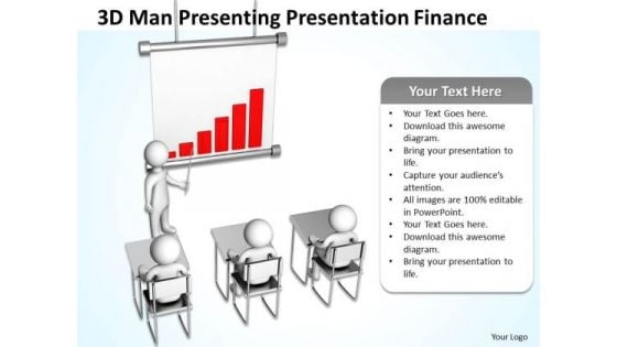 Men In Business Man Presenting Presentation Finance PowerPoint Templates Ppt Backgrounds For Slides