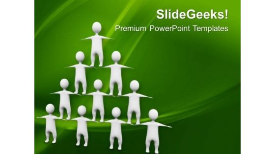 Men Pyramid Business Theme PowerPoint Templates Ppt Backgrounds For Slides 0413