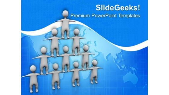 Men Pyramid Marketing PowerPoint Templates Ppt Backgrounds For Slides 0413