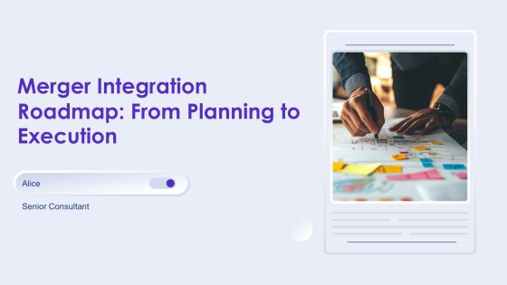 Merger Integration Roadmap From Planning To Execution PPT Outline AT