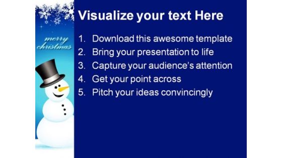 Merry Christmas01 Holidays PowerPoint Template 1010