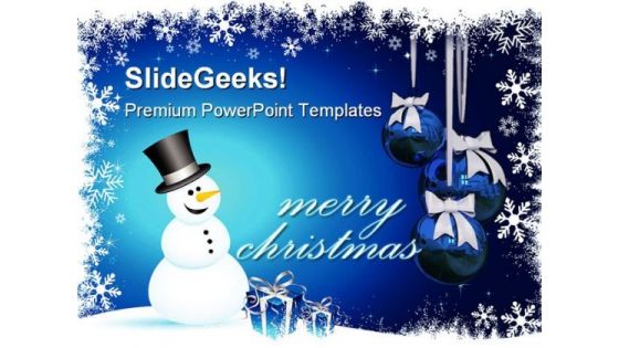 Merry Christmas01 Holidays PowerPoint Template 1010