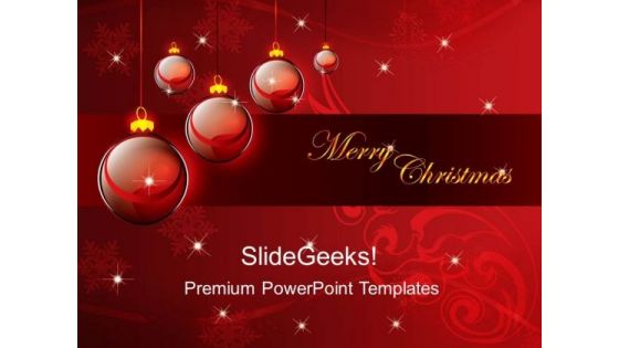 Merry Christmas Abstract Background PowerPoint Templates And PowerPoint Themes 0212